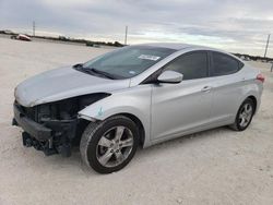 Salvage cars for sale from Copart New Braunfels, TX: 2013 Hyundai Elantra GLS