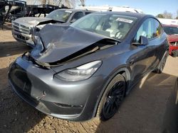 Salvage cars for sale at Littleton, CO auction: 2022 Tesla Model Y