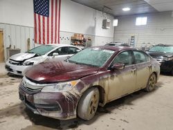 Honda Accord salvage cars for sale: 2017 Honda Accord LX