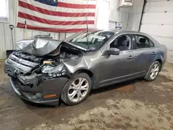 Salvage cars for sale at Lyman, ME auction: 2012 Ford Fusion SE