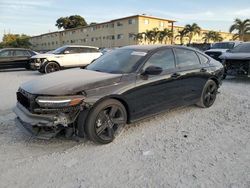 Salvage cars for sale at Opa Locka, FL auction: 2024 Honda Accord Hybrid SPORT-L