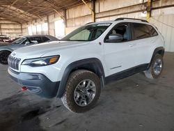 Salvage cars for sale at Phoenix, AZ auction: 2019 Jeep Cherokee Trailhawk