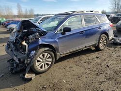 Salvage cars for sale from Copart Arlington, WA: 2015 Subaru Outback 2.5I Premium