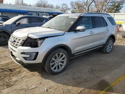 Salvage cars for sale at Wichita, KS auction: 2016 Ford Explorer Limited