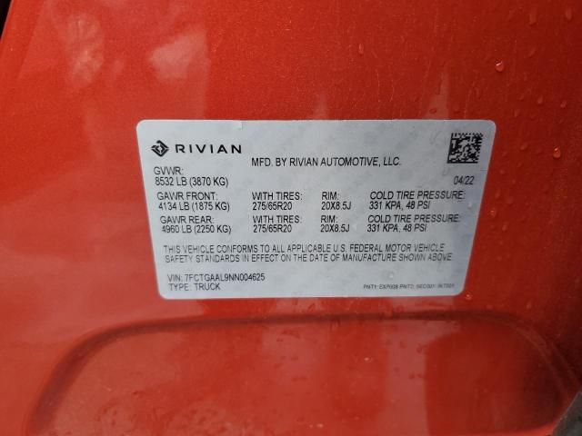 2022 Rivian R1T Launch Edition