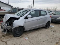 Salvage cars for sale at Dyer, IN auction: 2020 Mitsubishi Mirage ES