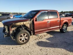 Salvage cars for sale at Houston, TX auction: 2016 Ford F150 Supercrew