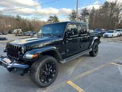 Salvage cars for sale at North Billerica, MA auction: 2023 Jeep Gladiator Overland