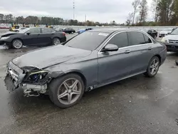 Salvage cars for sale from Copart Dunn, NC: 2017 Mercedes-Benz E 300 4matic