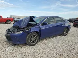 Salvage cars for sale at Taylor, TX auction: 2015 Toyota Camry LE