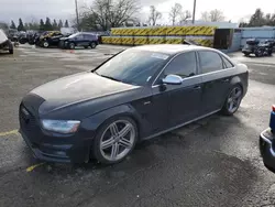 Salvage cars for sale at Woodburn, OR auction: 2014 Audi S4 Prestige