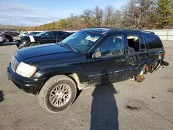 Jeep salvage cars for sale: 2002 Jeep Grand Cherokee Limited