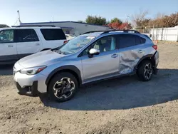 Salvage cars for sale at Sacramento, CA auction: 2021 Subaru Crosstrek Limited