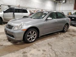 Infiniti salvage cars for sale: 2006 Infiniti G35