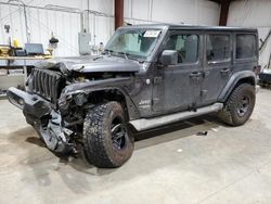 Jeep Wrangler Unlimited Sport salvage cars for sale: 2018 Jeep Wrangler Unlimited Sport