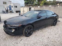 Salvage cars for sale at Opa Locka, FL auction: 2023 Honda Accord Hybrid SPORT-L