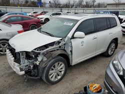 2010 Toyota Highlander Hybrid Limited en venta en Walton, KY