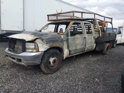 Salvage trucks for sale at Fredericksburg, VA auction: 2003 Ford F350 Super Duty