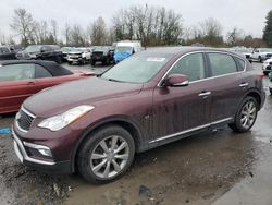 Salvage cars for sale at Portland, OR auction: 2017 Infiniti QX50