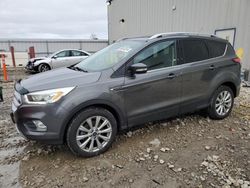 Salvage cars for sale at Appleton, WI auction: 2017 Ford Escape Titanium