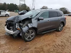 Salvage cars for sale at China Grove, NC auction: 2017 Acura MDX Technology