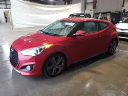 Salvage cars for sale at North Billerica, MA auction: 2015 Hyundai Veloster Turbo