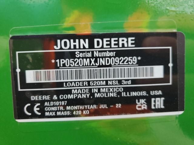 2022 John Deere 520M