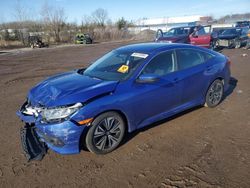 Salvage cars for sale at Columbia Station, OH auction: 2018 Honda Civic EX