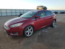 Salvage cars for sale from Copart Amarillo, TX: 2015 Ford Focus Titanium