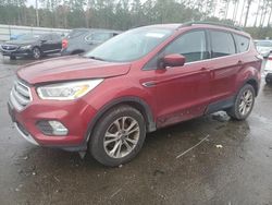 Salvage cars for sale at Harleyville, SC auction: 2017 Ford Escape SE