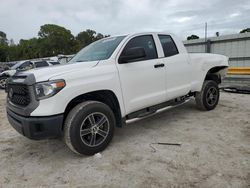 Salvage cars for sale at Fort Pierce, FL auction: 2021 Toyota Tundra Double Cab SR