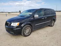 Salvage cars for sale at New Braunfels, TX auction: 2016 Chrysler Town & Country Touring L