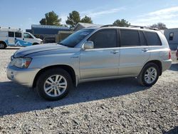 Salvage cars for sale from Copart Prairie Grove, AR: 2007 Toyota Highlander Hybrid