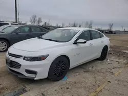 Salvage cars for sale at Pekin, IL auction: 2017 Chevrolet Malibu LT