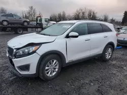 Salvage cars for sale at Portland, OR auction: 2016 KIA Sorento LX