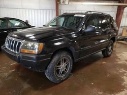 Jeep salvage cars for sale: 2002 Jeep Grand Cherokee Laredo