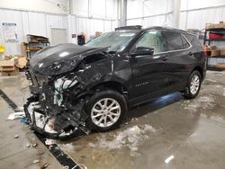 Salvage cars for sale at Wayland, MI auction: 2018 Chevrolet Equinox LT