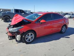 Chevrolet salvage cars for sale: 2016 Chevrolet Cruze LT