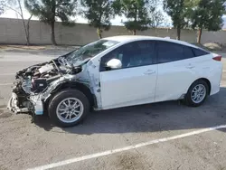 Toyota Prius salvage cars for sale: 2017 Toyota Prius Prime