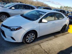 Salvage cars for sale from Copart Windsor, NJ: 2016 Toyota Corolla L