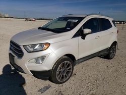 Ford salvage cars for sale: 2018 Ford Ecosport Titanium