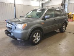 Salvage cars for sale from Copart Casper, WY: 2007 Honda Pilot EXL