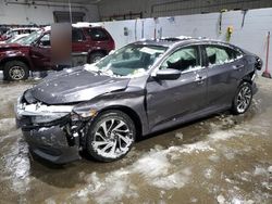 Salvage cars for sale at Candia, NH auction: 2017 Honda Civic EX