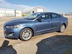 Salvage cars for sale at Wichita, KS auction: 2019 Ford Fusion Titanium