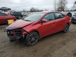 Salvage cars for sale at London, ON auction: 2015 Toyota Corolla L