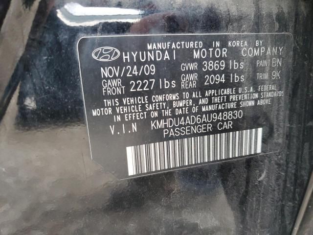 2010 Hyundai Elantra Blue