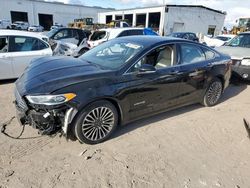 Salvage cars for sale at Riverview, FL auction: 2018 Ford Fusion TITANIUM/PLATINUM HEV