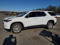 Salvage cars for sale at Brookhaven, NY auction: 2020 Chevrolet Traverse LS