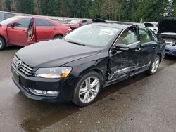 Salvage cars for sale at Arlington, WA auction: 2014 Volkswagen Passat SEL