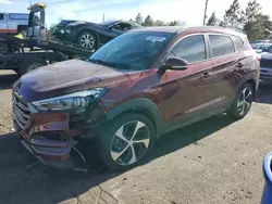 Hyundai Vehiculos salvage en venta: 2016 Hyundai Tucson Limited